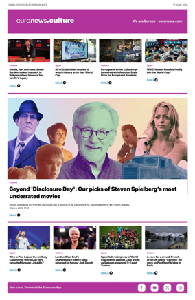 Cover of Euronews Culture and Sport Compiled Edition