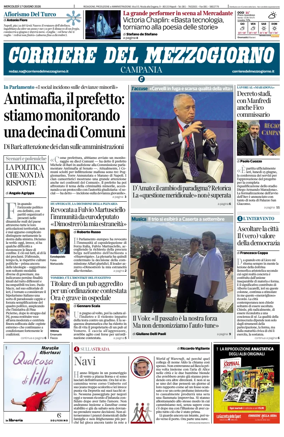 Cover of Corriere del Mezzogiorno (Campania)