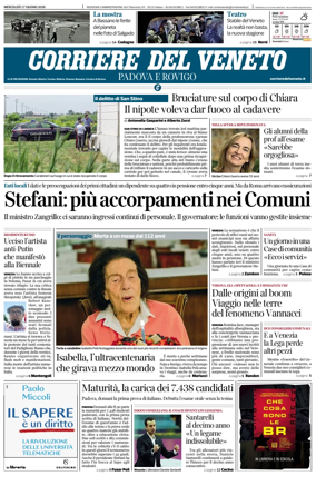 Cover of Corriere del Veneto (Padova e Rovigo)