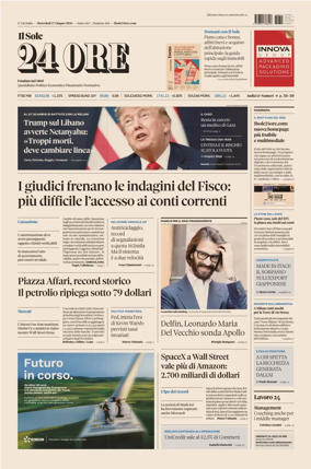 Cover of Il Sole 24 Ore