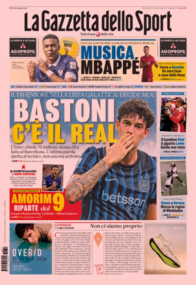 Cover of La Gazzetta dello Sport - Milano