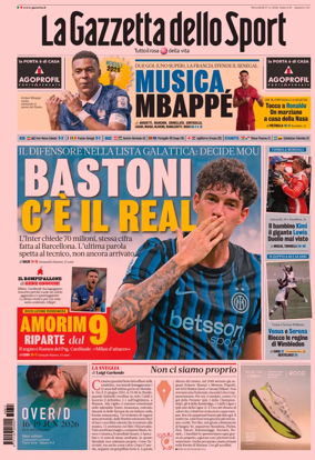 Cover of La Gazzetta dello Sport