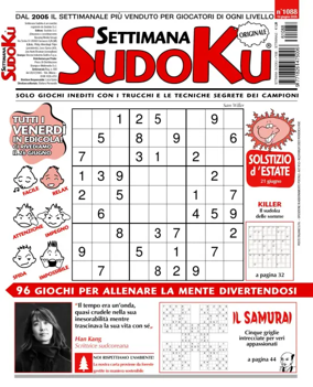 Cover of Settimana Sudoku