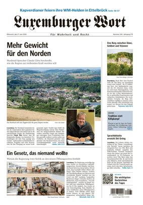 Cover of Luxemburger Wort