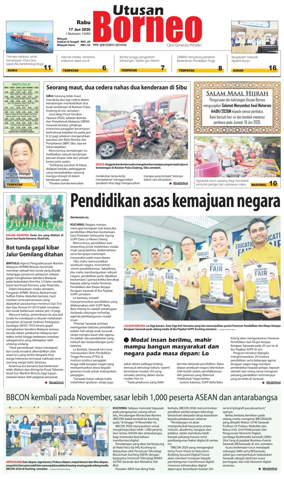 Cover of Utusan Borneo (Sarawak)