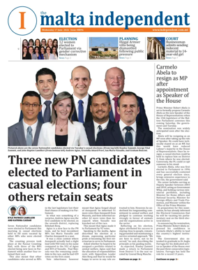 Cover of Malta Independent