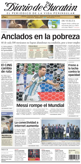 Cover of Diario de Yucatan