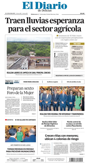 Cover of El Diario de Delicias