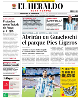 Cover of El Heraldo de Chihuahua