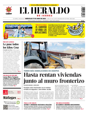Cover of El Heraldo de Juarez