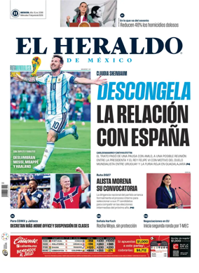 Cover of El Heraldo de Mexico