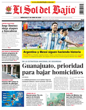 Cover of El Sol de Bajio