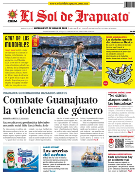 Cover of El Sol de Irapuato
