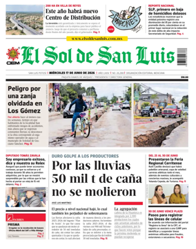 Cover of El Sol de San Luis Potosi