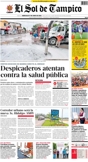 Cover of El Sol de Tampico