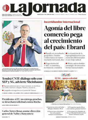 Cover of La Jornada