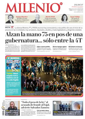 Cover of Milenio Jalisco