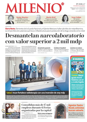 Cover of Milenio Puebla