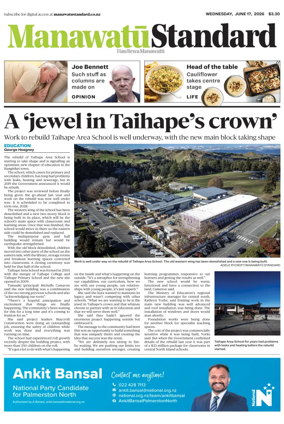 Cover of Manawatu Standard