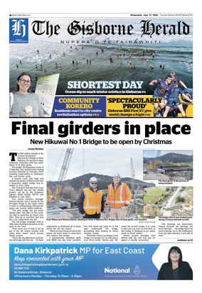 Cover of The Gisborne Herald