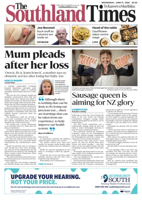 Cover of The Southland Times
