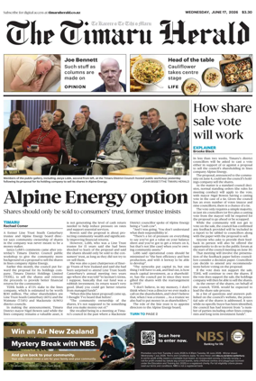 Cover of The Timaru Herald