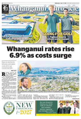 Cover of Whanganui Chronicle