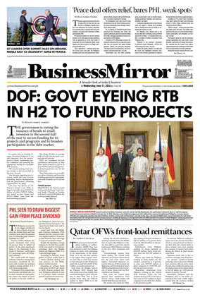 Cover of BusinessMirror
