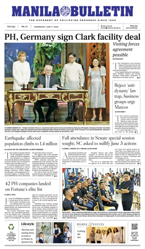 Cover of Manila Bulletin
