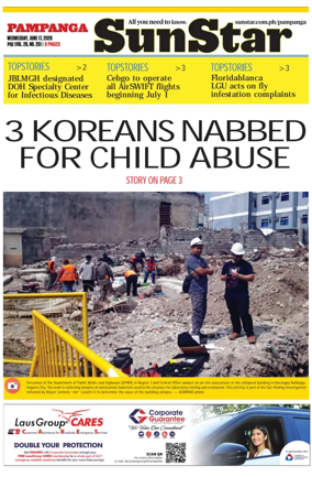 Cover of Sun.Star Pampanga