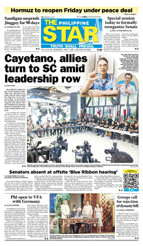 Cover of The Philippine Star