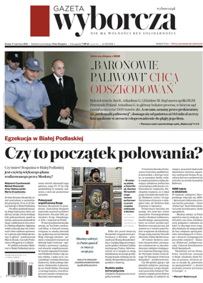 Cover of Gazeta Wyborcza