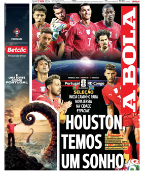 Cover of A BOLA (Portuguese)