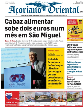 Cover of Acoriano Oriental