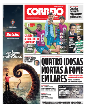 Cover of Correio da Manha