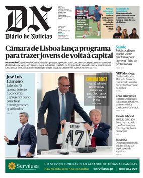 Cover of Diario de Noticias