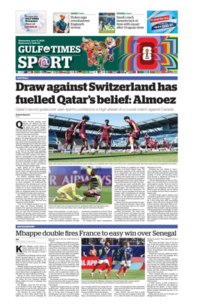 Cover of Gulf Times Sport