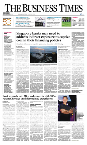 Cover of The Business Times