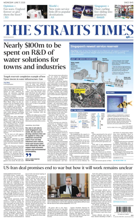 Cover of The Straits Times
