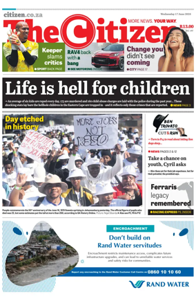 Cover of The Citizen (KZN)