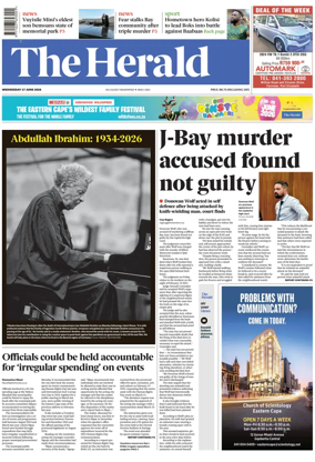 Cover of The Herald (South Africa)