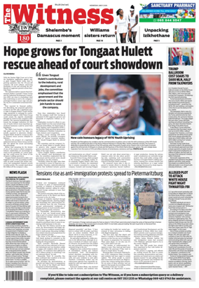Cover of The Witness (South Africa)