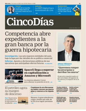 Cover of Cinco Dias