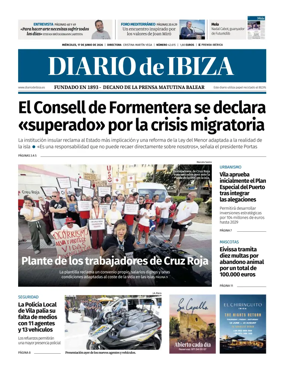 Cover of Diario de Ibiza