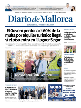 Cover of Diario de Mallorca