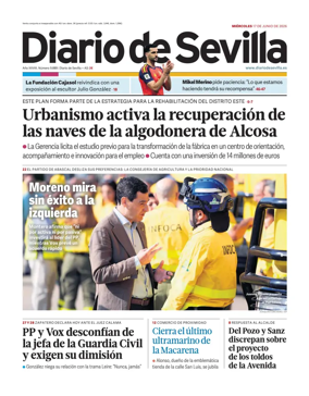 Cover of Diario de Sevilla