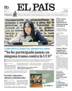 Cover of El Pais (Galicia)