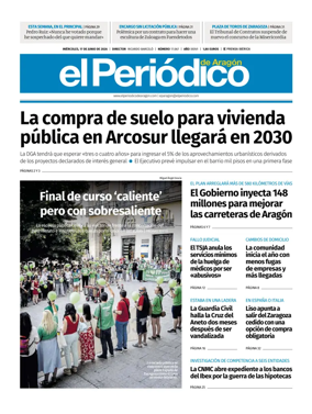 Cover of El Periodico Aragon