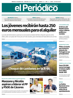 Cover of El Periodico Extremadura