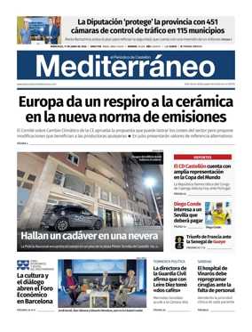 Cover of El Periodico Mediterraneo